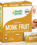 Health Garden Monk Fruit Sweetener, Golden, 15oz Bag ÃƒÂ¢Ã¢â€šÂ¬Ã¢â‚¬Å“ 1:1 Monk Fruit Sugar Substitute with Erythritol ÃƒÂ¢Ã¢â€šÂ¬Ã¢â‚¬Å“ Zero Calorie Monkfruit Sweetener Pure ÃƒÂ¢Ã¢â€šÂ¬Ã¢â‚¬Å“ Ideal for Baking, Keto Friendly, Non-GMO, Kosher