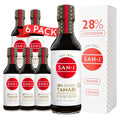 San-J - Gluten Free Tamari Soy Sauce with 28% Less Sodium - Specially Brewed - Made with 100% Soy - 20 oz. Bottle