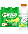 Gatorade Lower Sugar Electrolyte Sports Drink Rain Berry 12 fl oz Bottles (12 Pack) 75% Less Sugar No Artificial Flavors No Artificial Sweeteners No Artificial Colors Hydration