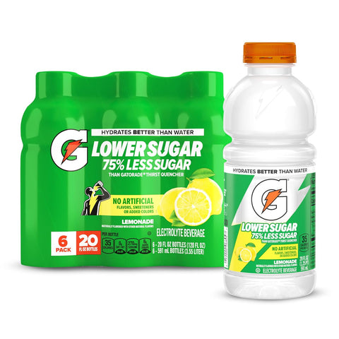 Gatorade Lower Sugar Electrolyte Sports Drink Rain Berry 12 fl oz Bottles (12 Pack) 75% Less Sugar No Artificial Flavors No Artificial Sweeteners No Artificial Colors Hydration