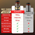Aumeto Organic Black Seed Oil - 150 Softgel - 100% Cold Pressed Source of Omega 3 (EPA + DPA) - Skin Hair Immune Support (150 Count (Pack of 1))