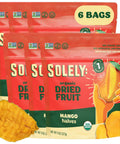 SOLELY Organic Dried Mango Halves, Large (Pack of 1) | One Ingredient | Vegan | Non-GMO | No Added Sugar