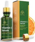 Tree of Life Vitamin C Serum for Face - Vit C Serum with Hyaluronic Acid and Vitamin E - Skin Brightening and Anti Aging Vitamin C Face Serum for Dry and Sensitive Skin, Dermatologist-Tested - 1 Fl Oz