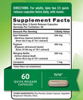 Nature's Truth Prostate Support Supplement for Men | with Saw Palmetto, Pygeum, Stinging Nettle | 60 Herbal Complex Capsules | Non-GMO & Gluten Free