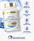 Carlyle Eye Health Supplement 120 Softgels | With Lutein 40Mg, Zeaxanthin, Bilberry And Blueberry | Eye Support Vitamins | Non