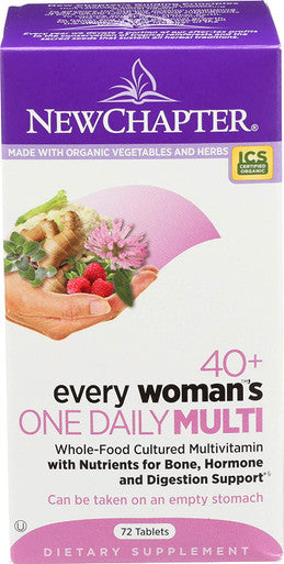 New Chapter Every Woman One Daily 40 Plus 72 Tablets