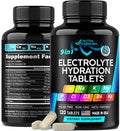 NUTRAHARMONY Electrolytes - Salt Pills With Magnesium, Potassium Chloride, Sodium, Vitamins D & B6, Kelp Powder - Electrolyte Supplements - Made In Usa - Oral Tablets As Capsules - Vegan & Keto Friendly - 120 Tabs