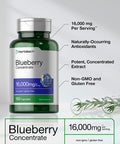 Horbaach Blueberry Extract Supplement 150 Capsules Blueberry Concentrate Non GMO Gluten Free