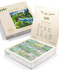 Lazi ka Lazika Herbal Tea Variety Pack Green Power Tea Assortment Tea Sampler Set Assorted Tea Variety Pack with Pyramid Tea Bags Herbal Teas Tea Set 54 Counts