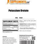BulkSupplements Potassium Orotate Powder - Potassium Powder - Electrolytes Keto Friendly - Potassium Supplement - Potassium Salt - Electrolyte Supplement (250 Grams - 8.8 oz)