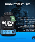 BioTech USA Iso Whey Zero Cookies & Cream 2.27kg