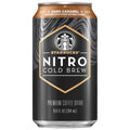 Starbucks Nitro Cold Brew Coffee, Black Unsweetened, 9.6oz Can