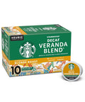 Starbucks K-Cup Coffee PodsÃƒÂ¢Ã¢â€šÂ¬Ã¢â‚¬ÂStarbucks Blonde Roast CoffeeÃƒÂ¢Ã¢â€šÂ¬Ã¢â‚¬ÂDecaf Veranda BlendÃƒÂ¢Ã¢â€šÂ¬Ã¢â‚¬Â100% ArabicaÃƒÂ¢Ã¢â€šÂ¬Ã¢â‚¬Â1 box (10 pods)
