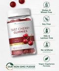 Carlyle Tart Cherry Gummies | 2000mg | 70 Count | Cherry Flavor | Vegan Non-GMO and Gluten Formula