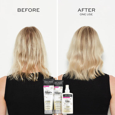 John Frieda Ultrafiller+ Thickening Shampoo For Fine Hair Volumizing Shampoo Biotin And Hyaluronic Acid Hair Thickening Shampoo 8.3 Oz