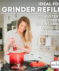 Sea Salt Superstore Coarse Sea Salt for Grinder Refill Coarse Grain her Salt Non-Iodized Coarse Salt for Cooking Mineral-Rich Unrefined Baja Salt 14 oz Bag