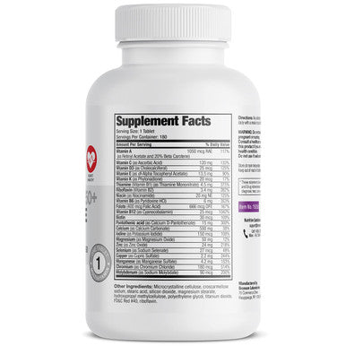 Bronson One Daily Women S 50+ Complete Multivitamin Multimineral, 180 Tablets