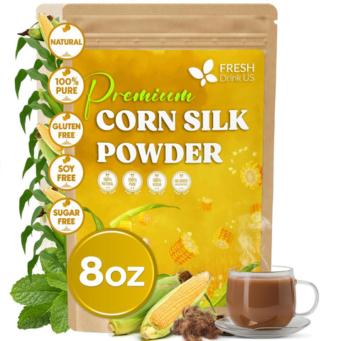 FreshDrinkUS, Premium 8oz Mulberry Leaf Powder, 100% Natural and Pure from Mulberry Leaves, Perfect for Tea, Smoothies, Baked Goods, Natural Food Coloring, No Additives, No Gluten, No Sugar, Vegan