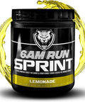 6AM RUN Sprint Pre Workout Powder for Instant Energy Boost for Cardio and Focus No Jitters High Energy Conditioning Formula All Natural Keto Vegan Lemonade Full Bottle