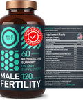 Fertility Supplements For Men Prenatal Vitamin - Maca Root, Ashwagandha, L Arginine, Zinc, Plus Naturals Conception Men Fertility Vitamins And Male Fertility Support Supplements - 120Caps For 2 Months