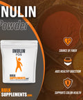 BulkSupplements Inulin Powder - Fiber Supplement - Fiber Powder Unflavored Supplement - Prebiotic Fiber Powder - Soluble Fiber Powder - Gut Health Supplements (1 Kilogram - 2.2 lbs)