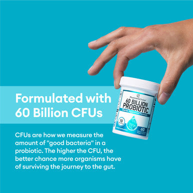 Physician'S Choice Probiotics 60 Billion Cfu - 10 Strains + Organic Prebiotics Digestive & Gut Health Supports Occasional Constip