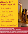 Nature Made Zero Sugar Energy Vitamin B12 Gummies 1000 Mcg Per Serving B12 Vitamins Energy Metabolism Support 110 Sugar Free Gummies 55 Day Supply