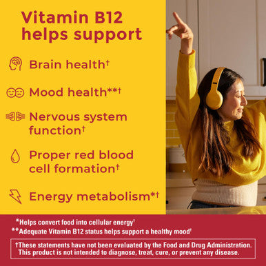 Nature Made Zero Sugar Energy Vitamin B12 Gummies 1000 Mcg Per Serving B12 Vitamins Energy Metabolism Support 110 Sugar Free Gummies 55 Day Supply