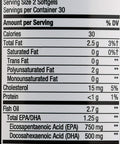Nature's Way Ultra Pure Omega3 Fish Oil, 1250 mg EPA/DHA, Mint, 60 Softgels