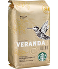 Starbucks Ground Coffee, Starbucks Blonde Roast Hot or Iced Coffee, Veranda Blend, 28 oz