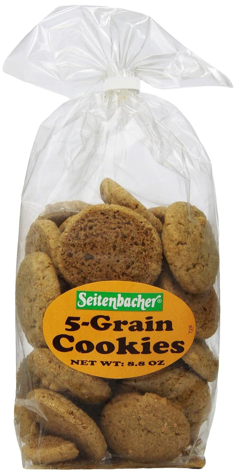 Seitenbacher Superfood Cookies, Cinnamon, 7.05 oz (Pack of 8)