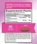 Nature's Truth Calcium 600 mg with Vitamin D3 Coated Caplets Calcium Carbonate Vegetarian NonGMO and Gluten Free Supplement Calcium Carbonate Vegetarian NonGMO and Gluten Free Supplement