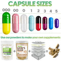 Xprs Nutra Gelatin Size 2 Separated Capsules - 100 Count Empty Capsules Separated in Bags - Size 2 Clear Gelatin Capsules - Empty Gelatin Capsules for DIY Supplement Filling