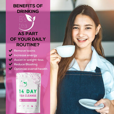 B s Tea - Detox Tea - Night time Cleansing Tea - Be Cleansed - Be Restored - Be Healthy - daily herbal tea to cleanse body from toxins, reduce bloating, aid in weight-loss & optimize health