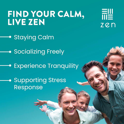 Wellpath Zen Stress Relief Supplement + Mood Support (180 Ct) Calm Stress & Energy Aid Ashwagandha Root Rhodiola Rosea L-Theanine Lemon Balm Herbal Capsules