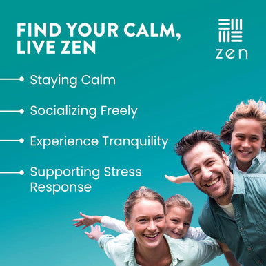 Wellpath Zen Stress Relief Supplement + Mood Support Calm, Stress & Energy Support Ashwagandha Root, Rhodiola Rosea, L-Theanine, Lemon Balm Herbal Capsules, 60 Ct