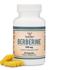 Double Wood Supplements Berberine Supplement High Purity 97% Hcl (Third Party Tested Non Gmo 60 Capsules 500Mg