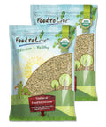 Food to Live Organic Paraguayan Hemp Seeds, 2 Pounds Non-GMO Raw Hearts, Hulled, Kosher, Vegan. Keto-Friendly. Rich in Omega 3 & 6. Good Source of Protein. Great for Smoothies, Oatmeal, and Salads