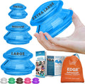 Silicone Cupping Therapy Set Professional Massage Cupping Cups For Cupping Therapy 4 Cup Kit For Massage, Myofascial Release, Cellulite Reduction (Lure Blue)