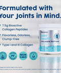 NativePath Joint Health Advanced Formula Type 1 & 3 Peptides with Fortigel & Verisol Grass-Fed Unflavored Collagen for Women & Men 30 Servings