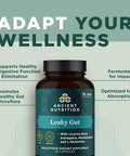 Gut Health Supplement By Ancient Nutrition Leaky Gut Capsules, 60Ctformulated With Licorice Root, Astragalus, Marshmallow, And L-Glutamine, Gluten , Paleo And Keto Friendly, 60 Ct