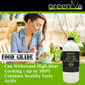 Greenive - Mct Oil - 100% Pure Medium Chain Triglycerides - (16 Ounce)