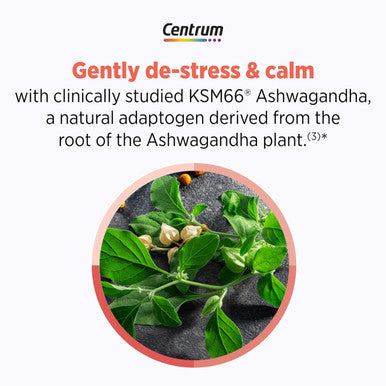 Centrum Clear Mind And Calm Mood Menopause Support Tablets With Clinically Studied Enxtra 30 Count