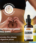 SIRUNES Quinine Tincture Extract Quinine Dried Bark Herbal Supplement Quinine Immune System Support Cinchona Bark Liquid Drops Alcohol And Gluten Free