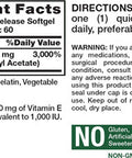 Nature's Truth Vitamin E Pure DL-Alpha, 1,000 IU, 60 Count