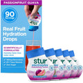 Stur Liquid Water Enhancer Peach Mango Sweetened with Stevia High in Vitamin C & Antioxidants Sugar Zero Calories Keto Vegan 5 Bottles Makes 120 Drinks