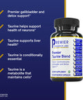 Premier Research Labs Taurine Blend - Contains Organic Hawthorn, Reishi, Organic Prickly Pear - Supports Brain, Heart, Gallbladde