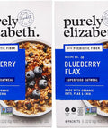Purely Elizabeth, Oatmeal Blueberry Flax Prebiotic, 1.52 Ounce, 6 Pack