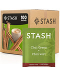 Stash Tea Peppermint Herbal Tea, Box of 100 Tea Bags | Cooling, brisk peppermint flavor with refreshing herbal notes, Non-GMO Project Verified and foil-sealed freshness