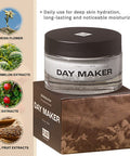 plant apothecary Day Maker: 1.7oz Daily Moisturizer with Vitamin E, Edelweiss, Watermelon, Apple, Lentil Fruit Extract - Retaining Skin Moisture - Hydrating Facial Cream & Skin Care for Men and Women